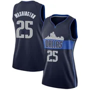 Swingman Navy P.J. Washington Women's Dallas Mavericks Nike Jersey - Statement Edition