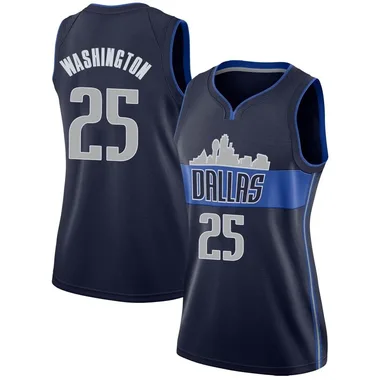 Swingman Navy P.J. Washington Women's Dallas Mavericks Nike Jersey - Statement Edition