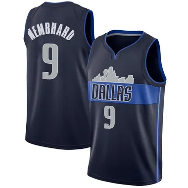 Swingman Navy Ryan Nembhard Men's Dallas Mavericks Nike Jersey - Statement Edition