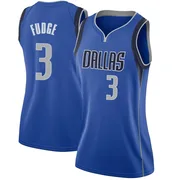 Swingman Royal Alex Fudge Women's Dallas Mavericks Nike Jersey - Icon Edition