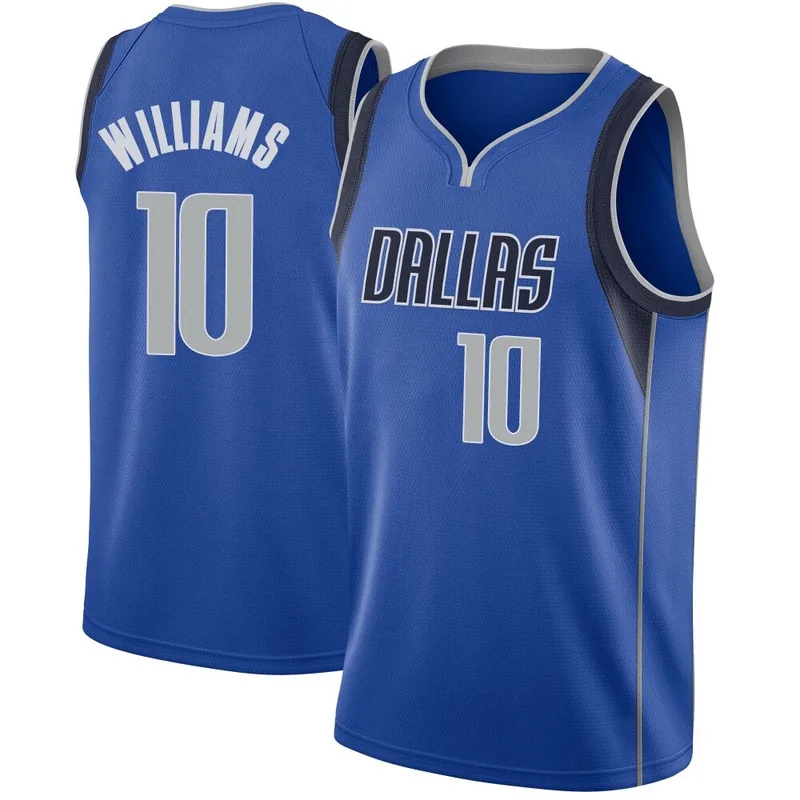Swingman Royal Brandon Williams Men's Dallas Mavericks Nike Jersey - Icon Edition