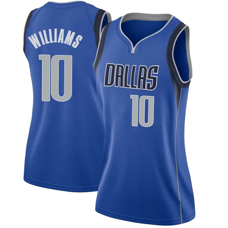 Swingman Royal Brandon Williams Women's Dallas Mavericks Nike Jersey - Icon Edition