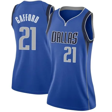 Swingman Royal Daniel Gafford Women's Dallas Mavericks Nike Jersey - Icon Edition