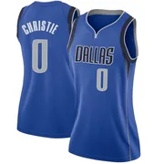 Swingman Royal Max Christie Women's Dallas Mavericks Nike Jersey - Icon Edition
