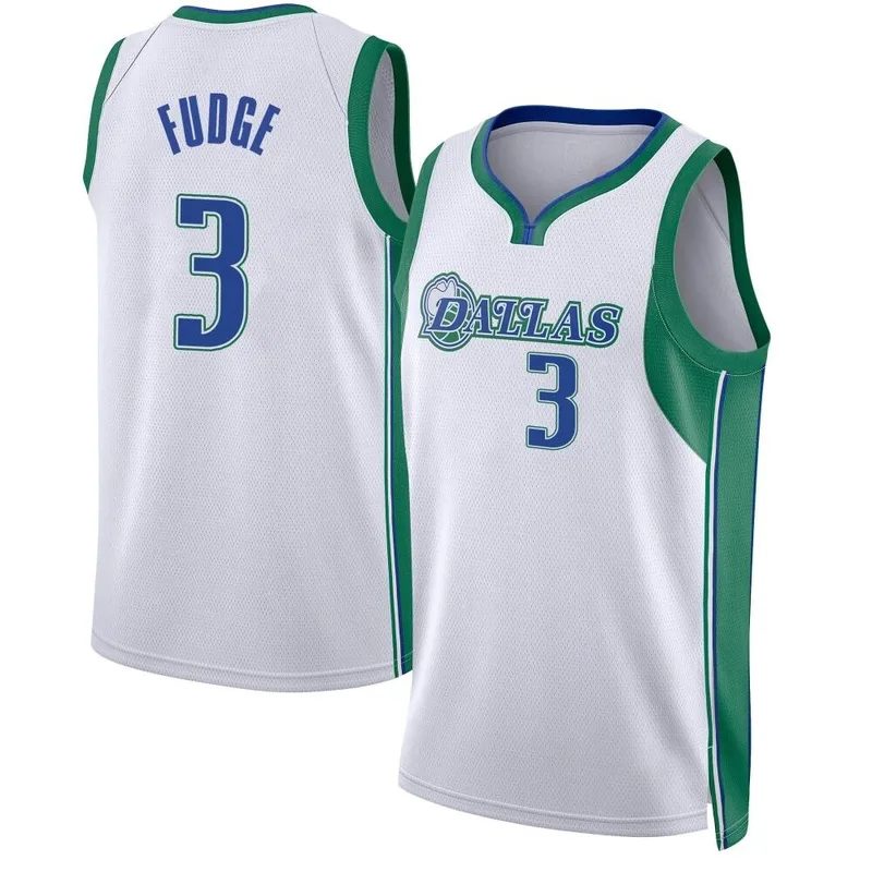 Swingman White Alex Fudge Men's Dallas Mavericks Nike 2021/22 City Edition Jersey