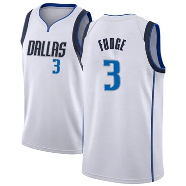 Swingman White Alex Fudge Men's Dallas Mavericks Nike Jersey - Association Edition