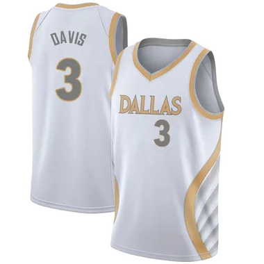 Swingman White Anthony Davis Men's Dallas Mavericks Nike 2020/21 Jersey - City Edition