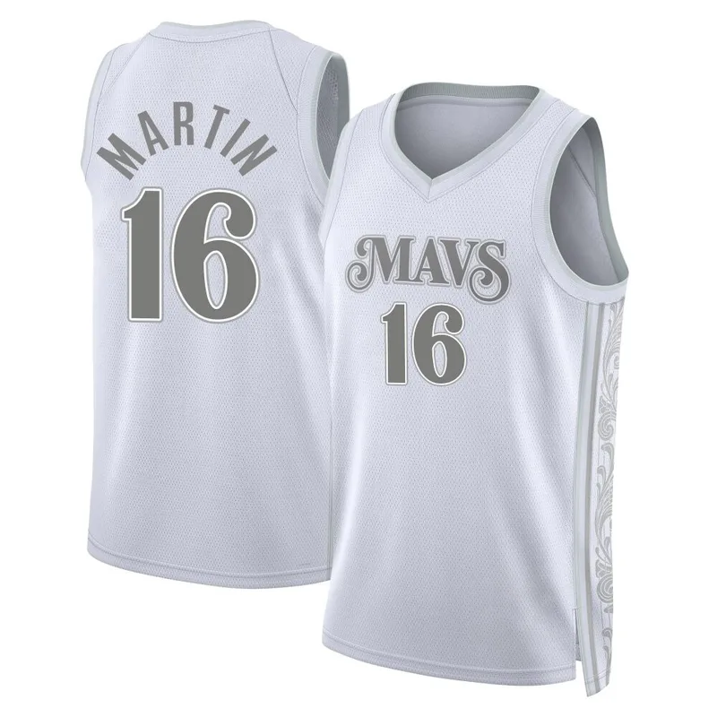 Swingman White Caleb Martin Youth Dallas Mavericks Nike 2024/25 City Edition Jersey
