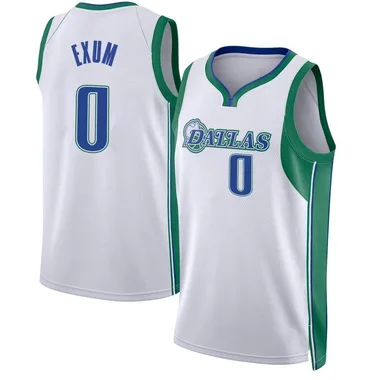 Swingman White Dante Exum Men's Dallas Mavericks Nike 2021/22 City Edition Jersey