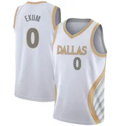 Swingman White Dante Exum Youth Dallas Mavericks Nike 2020/21 Jersey - City Edition