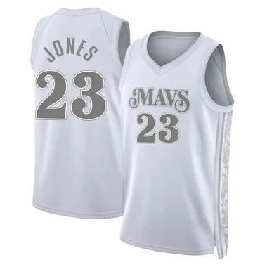 Swingman White Kai Jones Youth Dallas Mavericks Nike 2024/25 City Edition Jersey