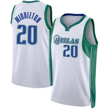 Swingman White Khris Middleton Youth Dallas Mavericks Nike 2021/22 City Edition Jersey
