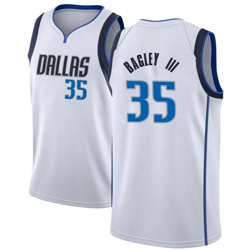 Swingman White Marvin Bagley III Men's Dallas Mavericks Nike Jersey - Association Edition