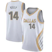 Swingman White Miles Kelly Men's Dallas Mavericks Nike 2020/21 Jersey - City Edition