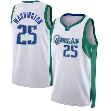 Swingman White P.J. Washington Youth Dallas Mavericks Nike 2021/22 City Edition Jersey
